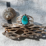 Cuff in Royston Turquoise (Size small)