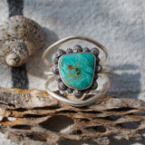 Cuff in Royston Turquoise (Size small)