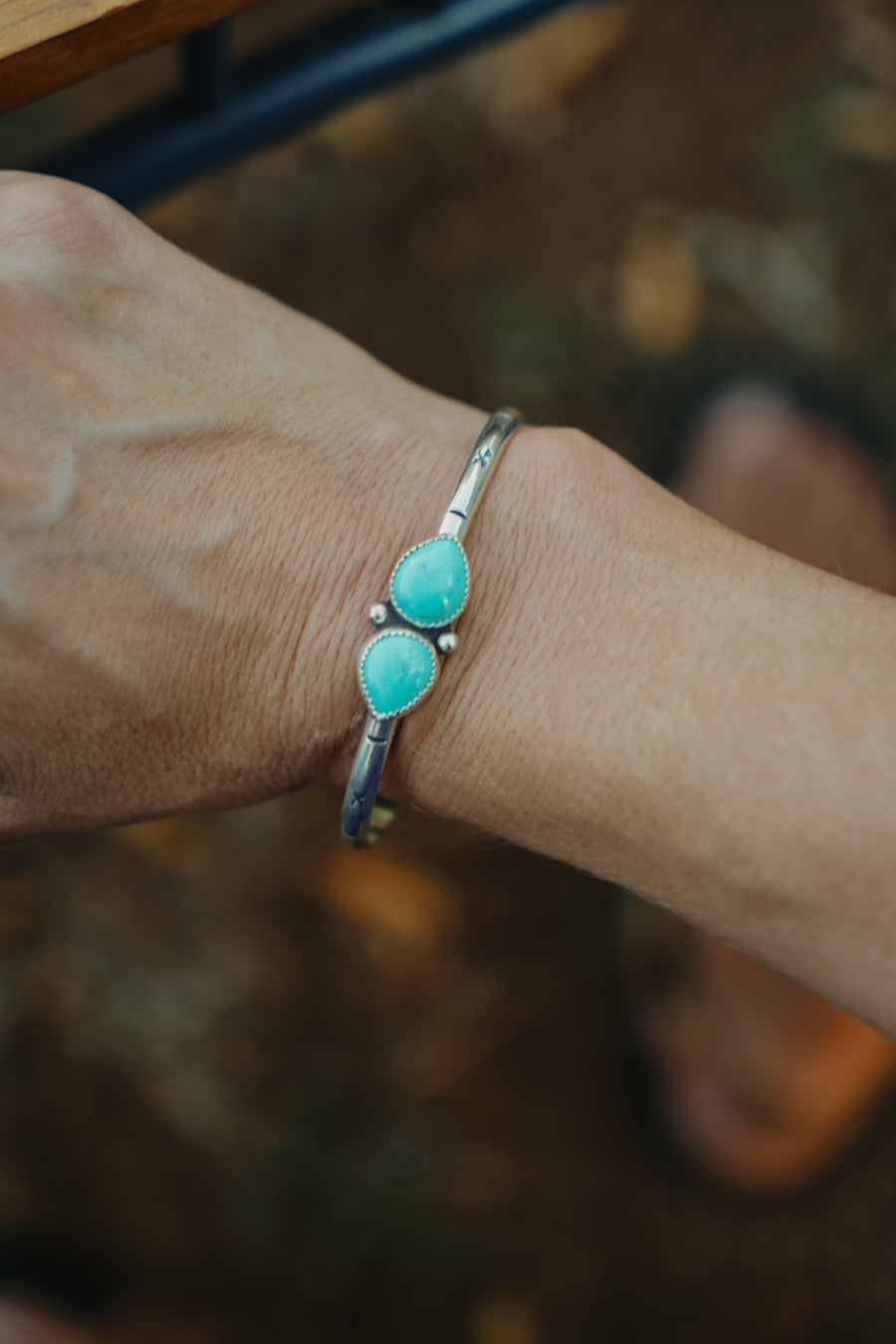 Westbound Cuff in Kingman Turquoise