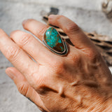 Ring in Royston Turquoise (Size 7.5)