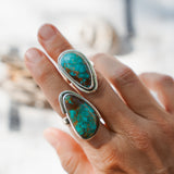 Ring in Royston Turquoise (Size 7.5)