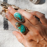Ring in Royston Turquoise (Size 7.5)