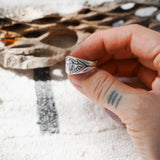 Scarab Ring (Choose your metal and size)