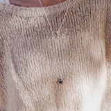 Dainty Lariat in Spiny Oyster with Kingman Turquoise