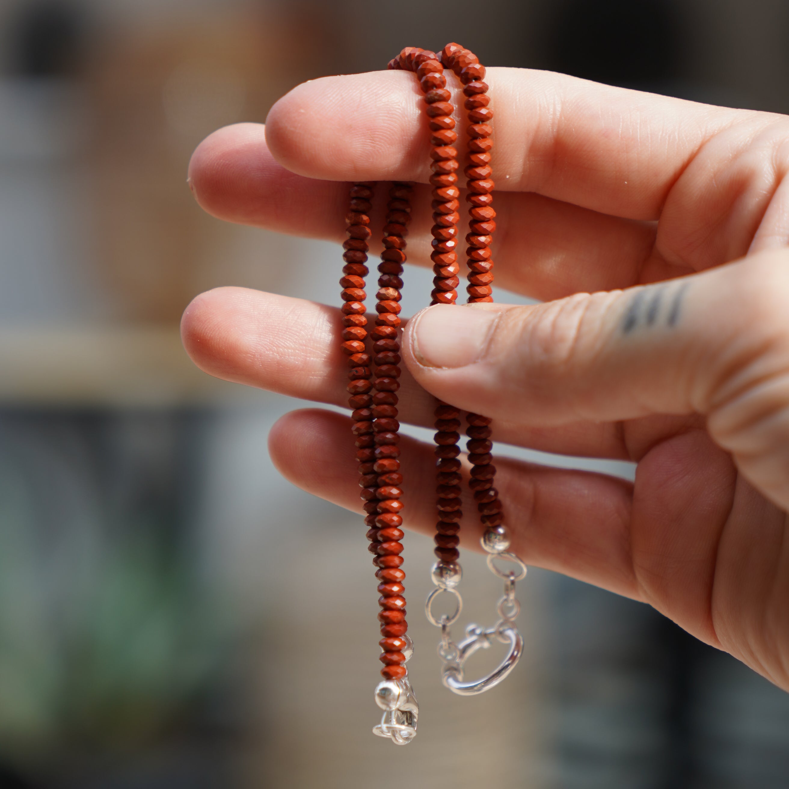 Faceted Stone Chain