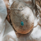 Dainty Lariat in Nevada Fox Turquoise