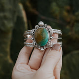Statement Cuff in Blackjack Turquoise