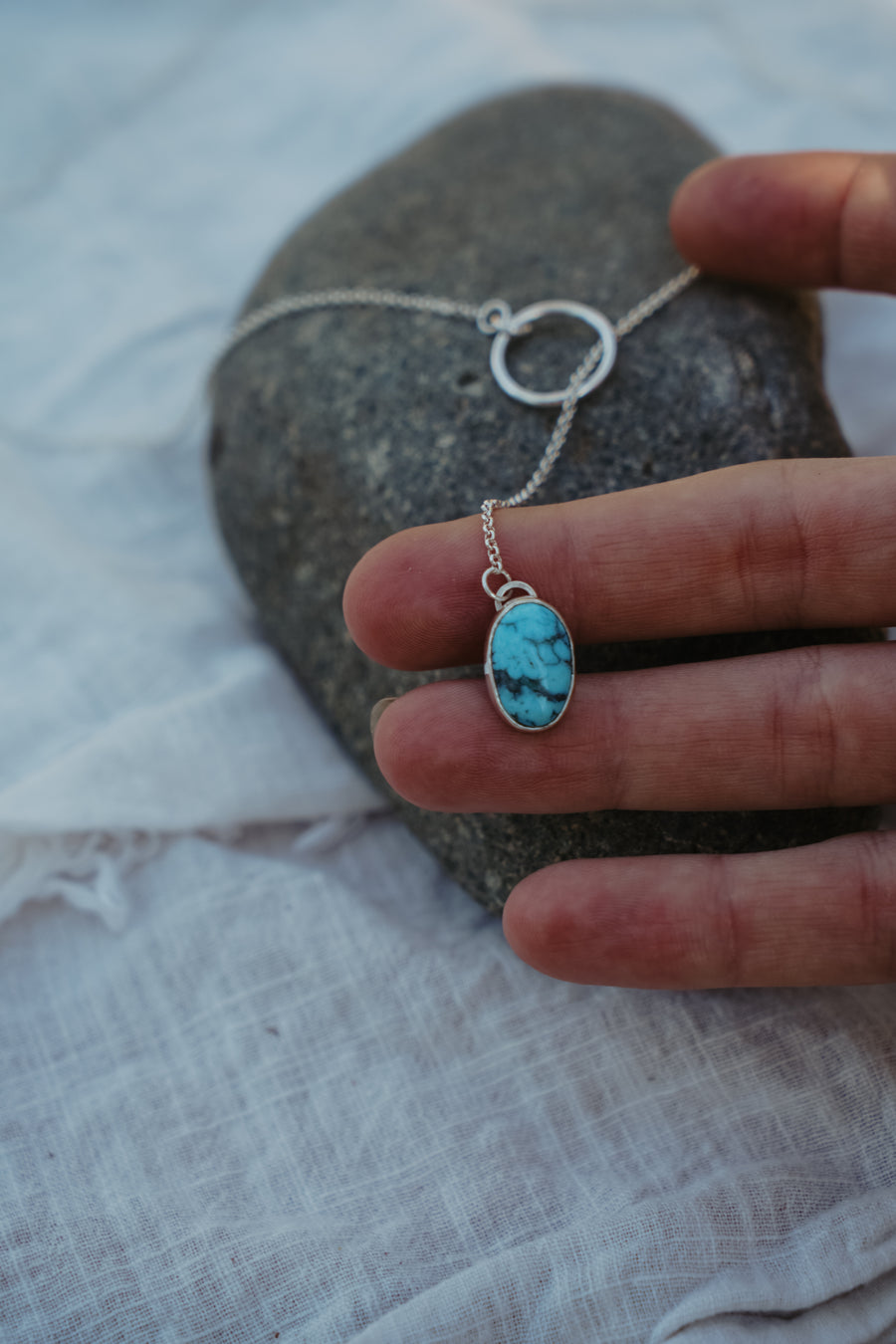 The Dainty Lariat in Turquoise Mountain
