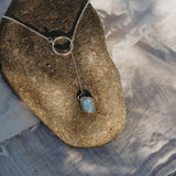 The Dainty Lariat in Boulder Opal Doublet