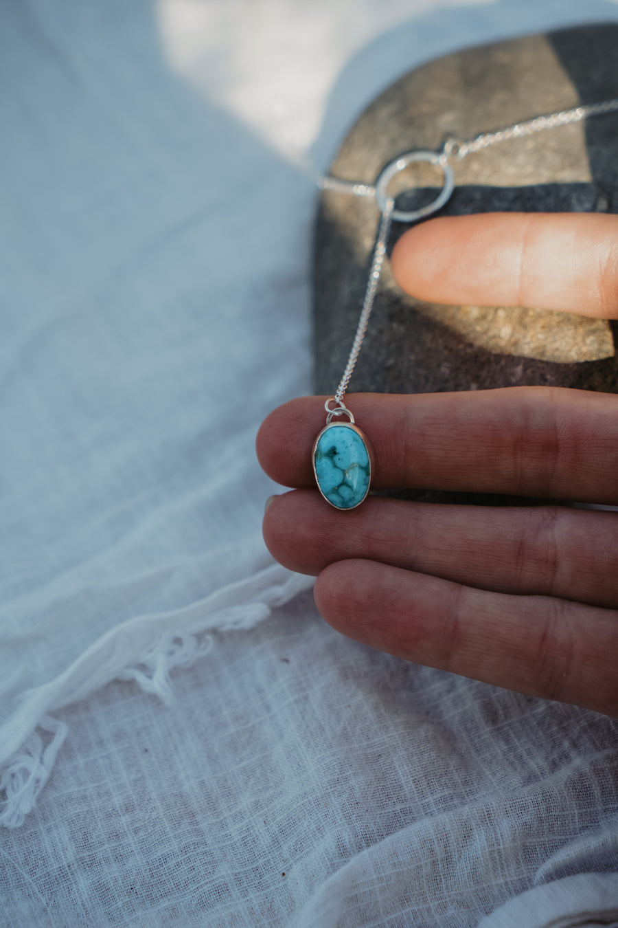 The Dainty Lariat in Turquoise Mountain