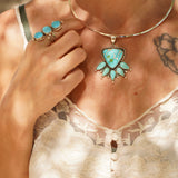 Sonoran Sky Collar in Sonoran Mountain & Campitos Turquoise