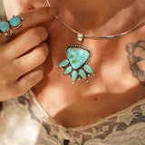 Sonoran Sky Collar in Sonoran Mountain & Campitos Turquoise