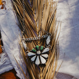 Statement Necklace in White Buffalo & Sonoran Gold Turquoise