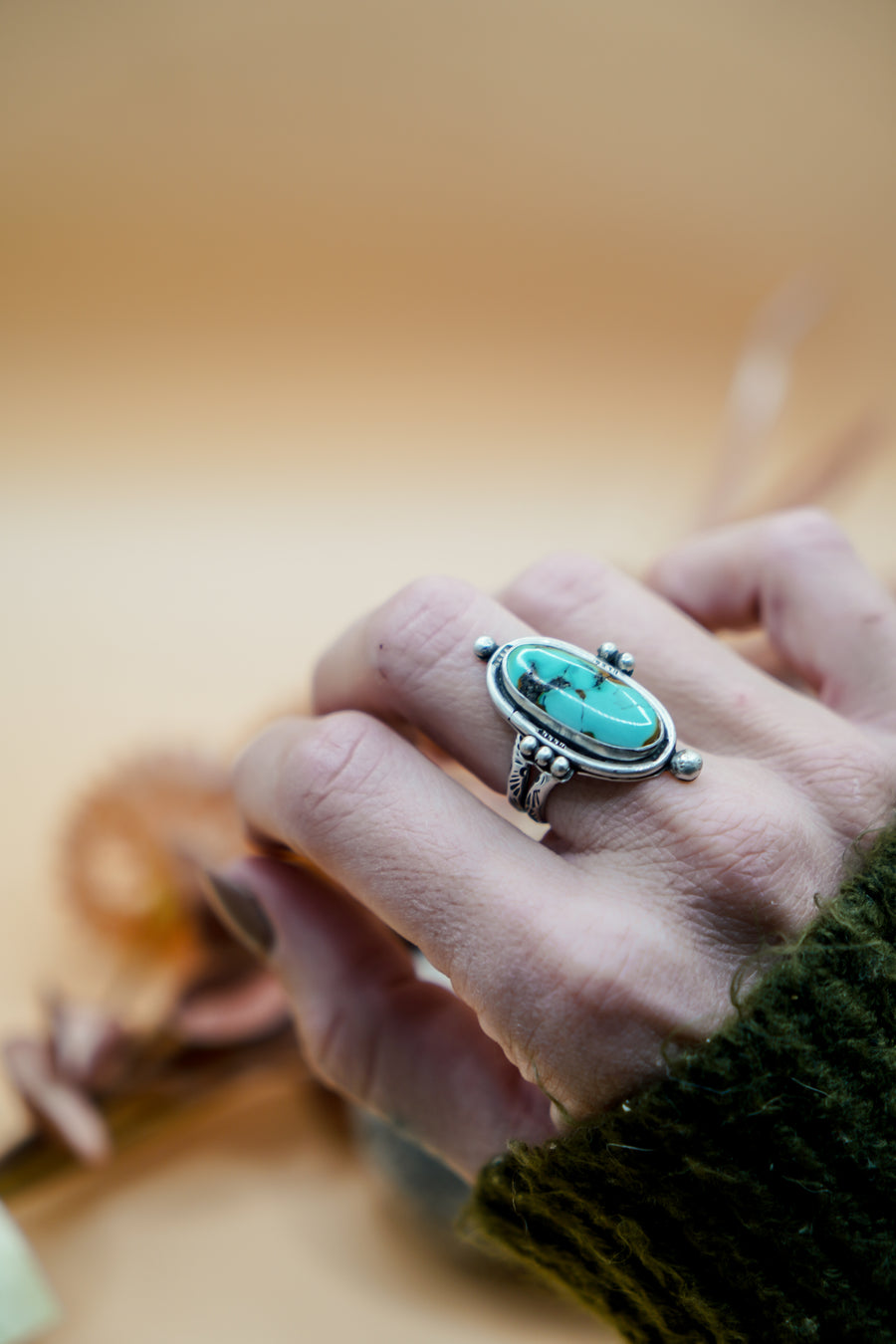 Hubei Turquoise Ring (Size 7.25)