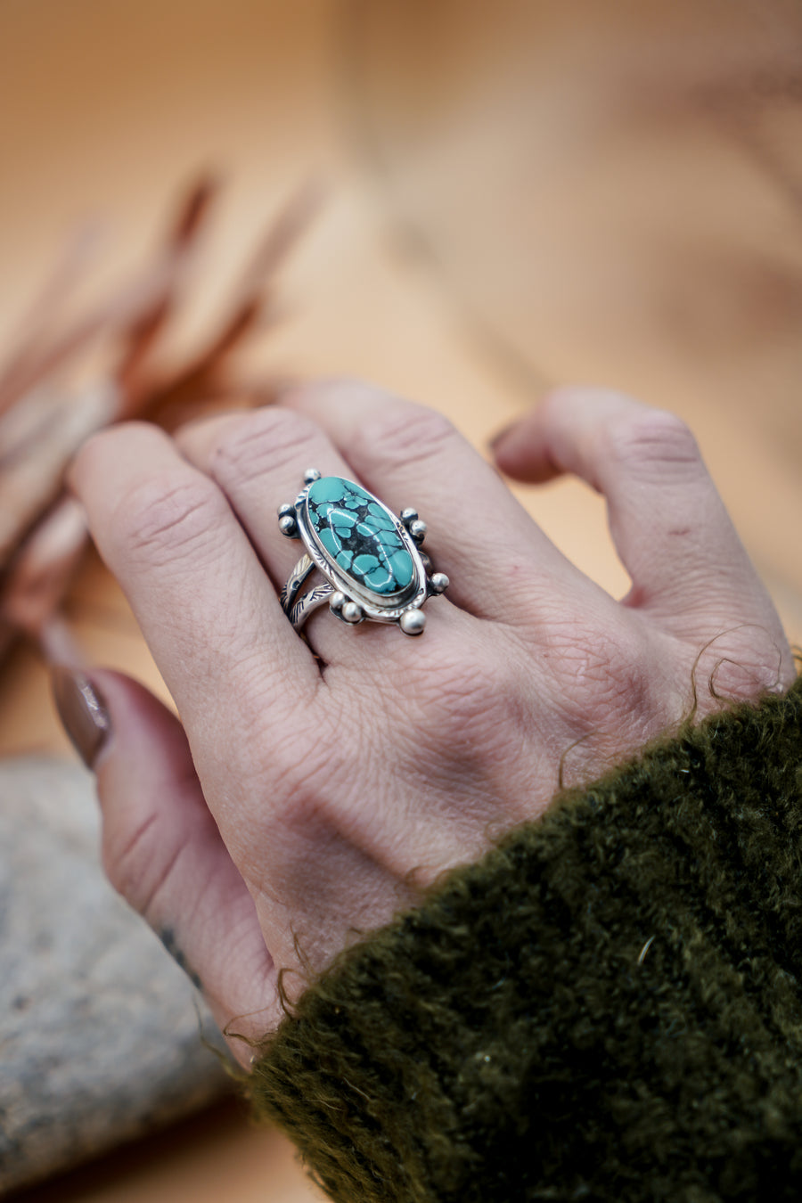 Hubei Turquoise Ring (Size 9.5)