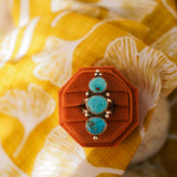 Cairn Ring in Blue Ridge Turquoise (Size 9)