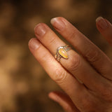 Sunrise Stacker Ring Set in Ethiopian Opal (Size 6)