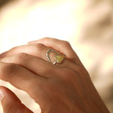 Sunrise Stacker Ring Set in Ethiopian Opal (Size 9)