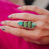 Cairn Ring in Emerald Valley Turquoise (Size 7)