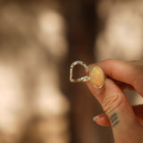 Sunrise Stacker Ring Set in Ethiopian Opal (Size 7.5)