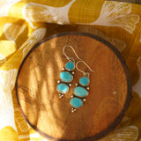 Cairn Earrings in Prince Turquoise