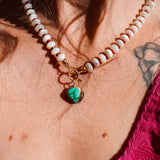 14k Gold-Fill Pendant in Emerald Valley Turquoise