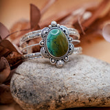 Statement Cuff in Blackjack Turquoise