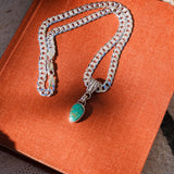 The Viva Verde Necklace in Emerald Valley Turquoise