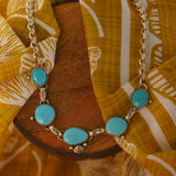 Gila Choker in Campitos Turquoise