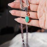 The Viva Verde Necklace in Emerald Valley Turquoise