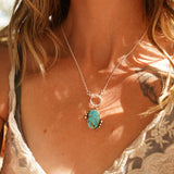 Whirlpool Necklace in Kingman Turquoise