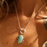Whirlpool Necklace in Kingman Turquoise