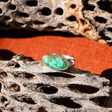 Horizontal Ring in Emerald Valley Turquoise (Size 6)