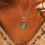 Whirlpool Necklace in Kingman Turquoise