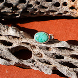 Horizontal Ring in Emerald Valley Turquoise (Size 8)