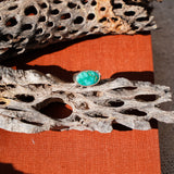Horizontal Ring in Emerald Valley Turquoise (Size 7)
