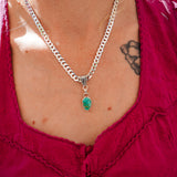 The Viva Verde Necklace in Emerald Valley Turquoise