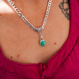 The Viva Verde Necklace in Emerald Valley Turquoise