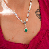 The Viva Verde Necklace in Emerald Valley Turquoise