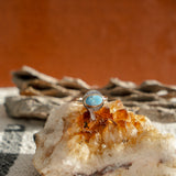 The Golden Sun Ring in Golden Hills Turquoise (Size 8)