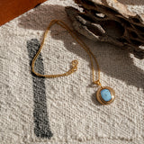 14k Gold-Filled Pendant in Golden Hills Turquoise
