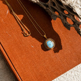14k Gold-Filled Pendant in Golden Hills Turquoise