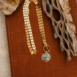 14k Gold-Filled Pendant in Golden Hills Turquoise