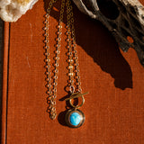 14k Gold-Filled Pendant in Golden Hills Turquoise