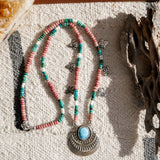 Necklace in Golden Hills Turquoise