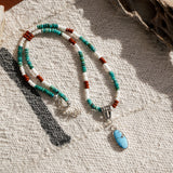 Necklace in Golden Hills Turquoise