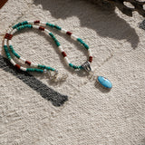 Necklace in Golden Hills Turquoise