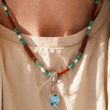 Necklace in Golden Hills Turquoise