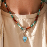 Necklace in Golden Hills Turquoise
