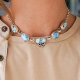 Choker in Golden Hills Turquoise